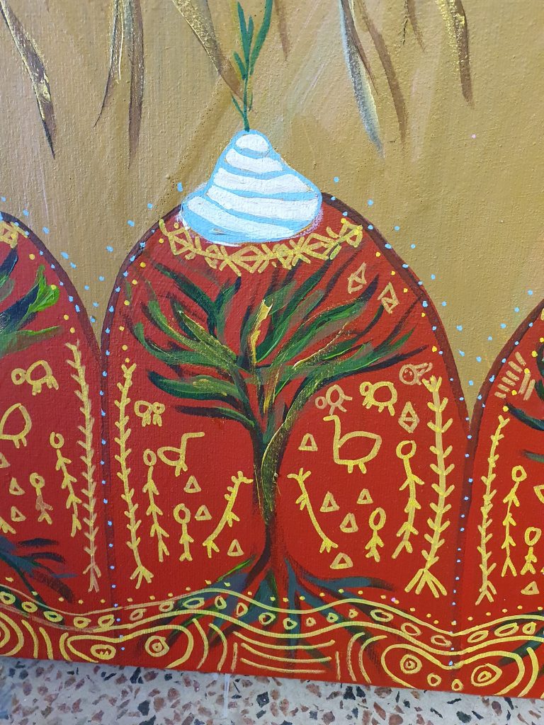Detail from Birth of plants